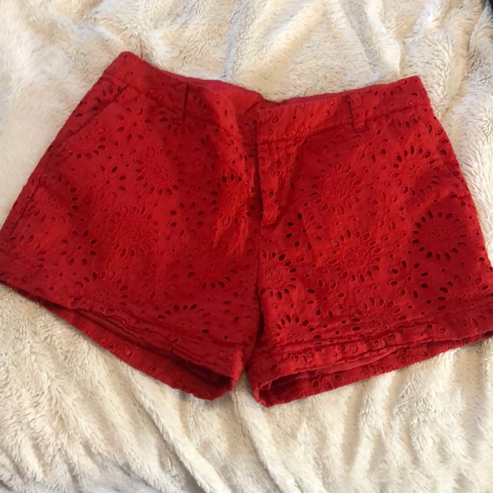 Cute red sun shorts